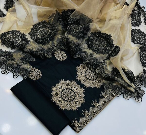Lawn 3Pc Embroidered Dress - Image 2