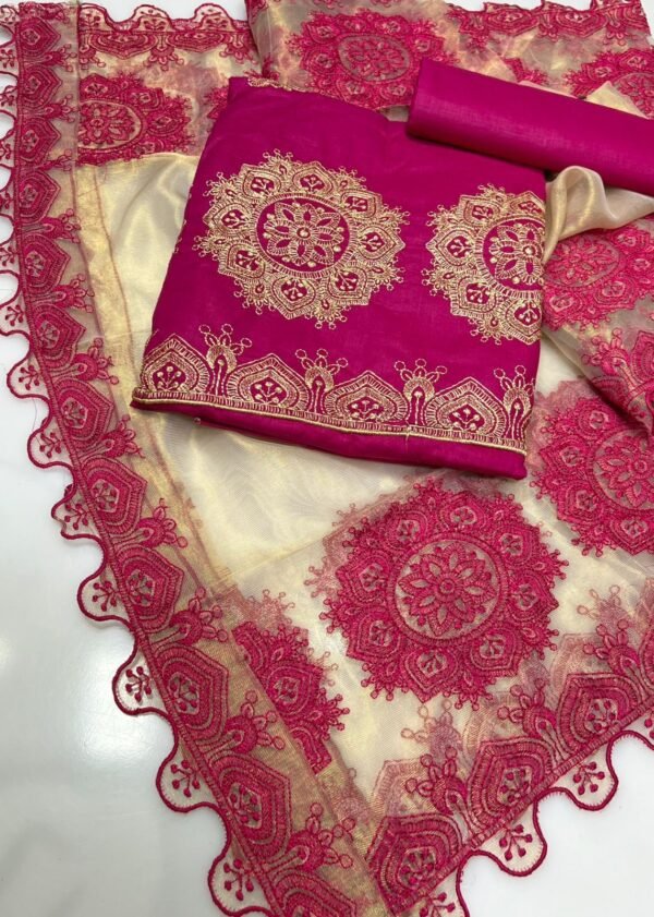 Lawn 3Pc Embroidered Dress - Image 7