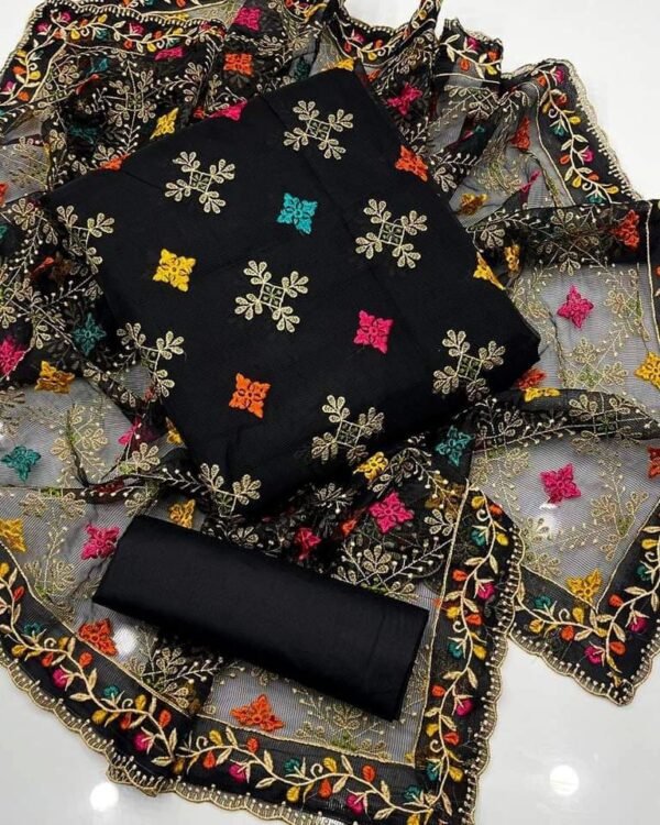 Lawn Cotton Embroidered Dress